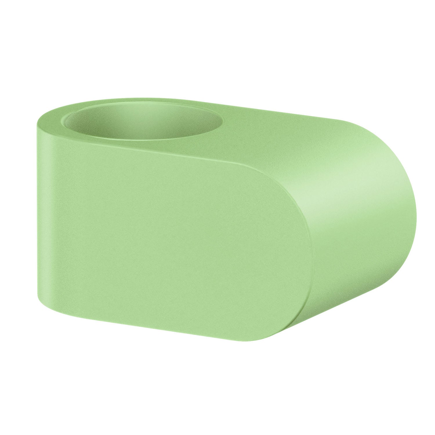 BESLAGSBODEN - Door stop for handle, Black rubber, Length 34 mm