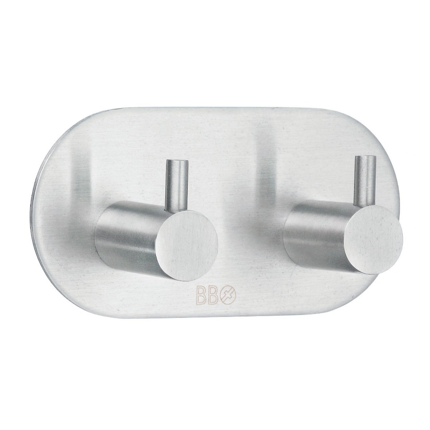 BESLAGSBODEN - Design Double Towel Hook, Self-adhesive