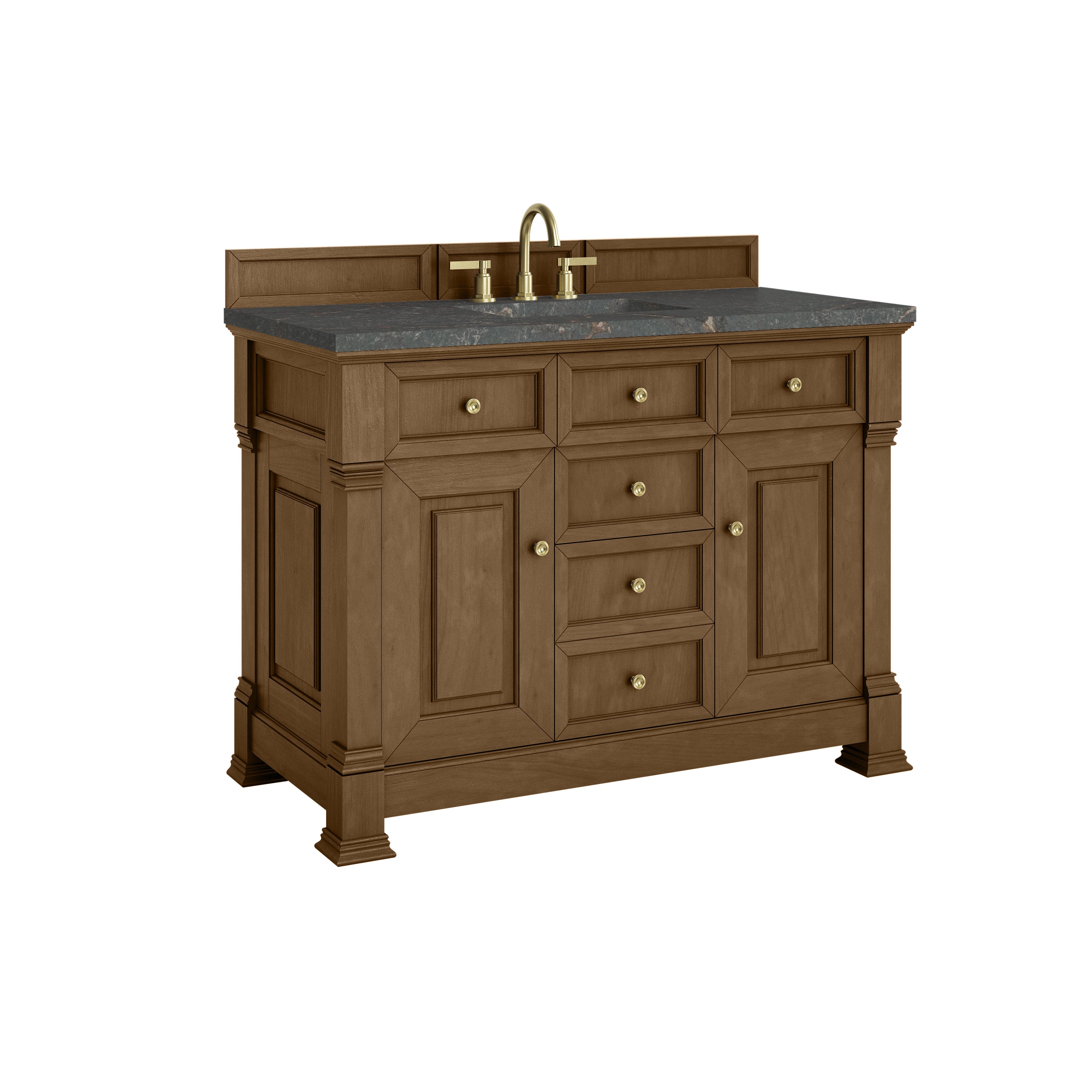James Martin Brookfield 48" Single Vanity in Honey Oak with 3cm Countertop