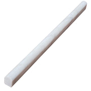 1/2x12 Pencil Molding Bianco Imperial Marble Polished