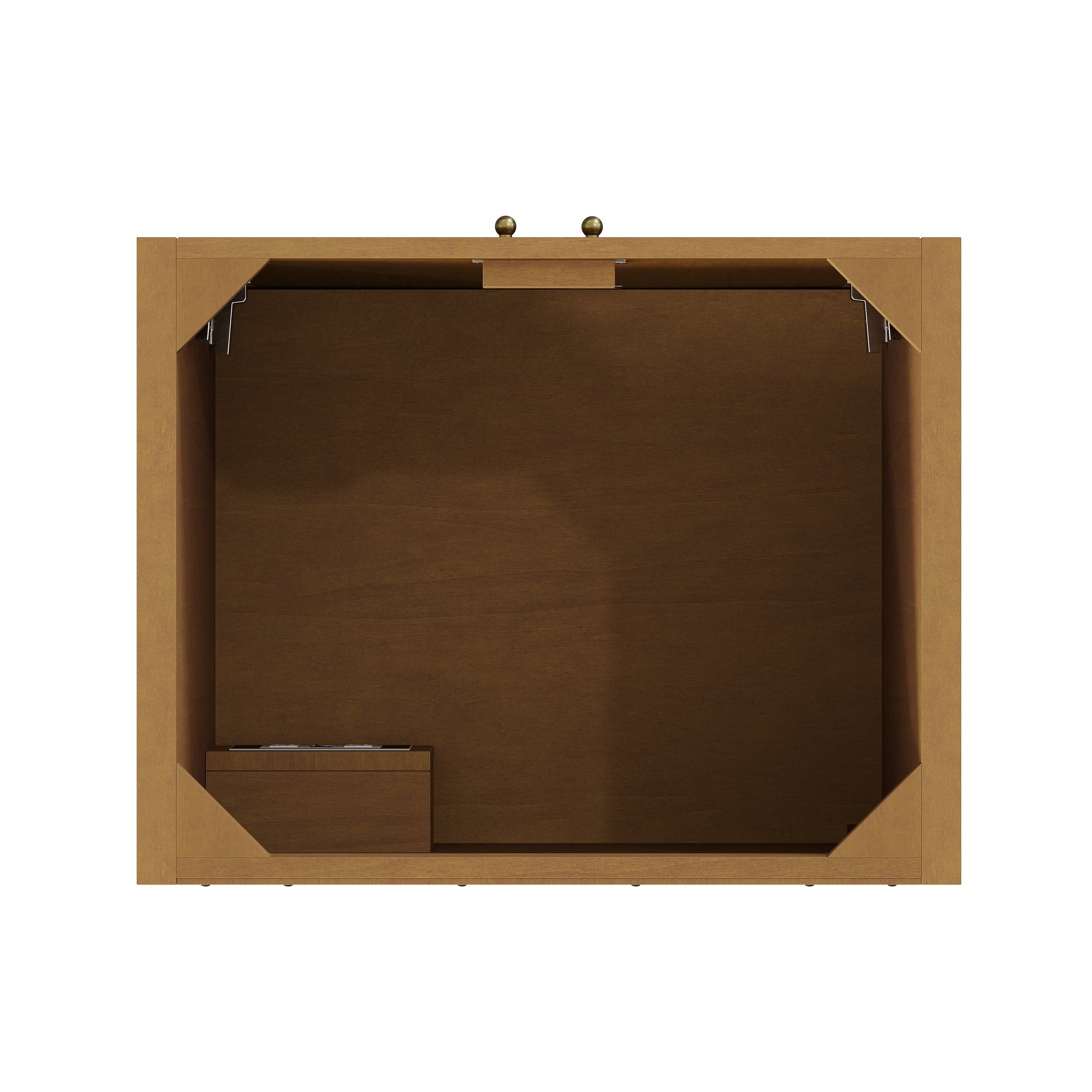 James Martin Hudson 30" Single Vanity in Honey Oak with 3cm Countertop