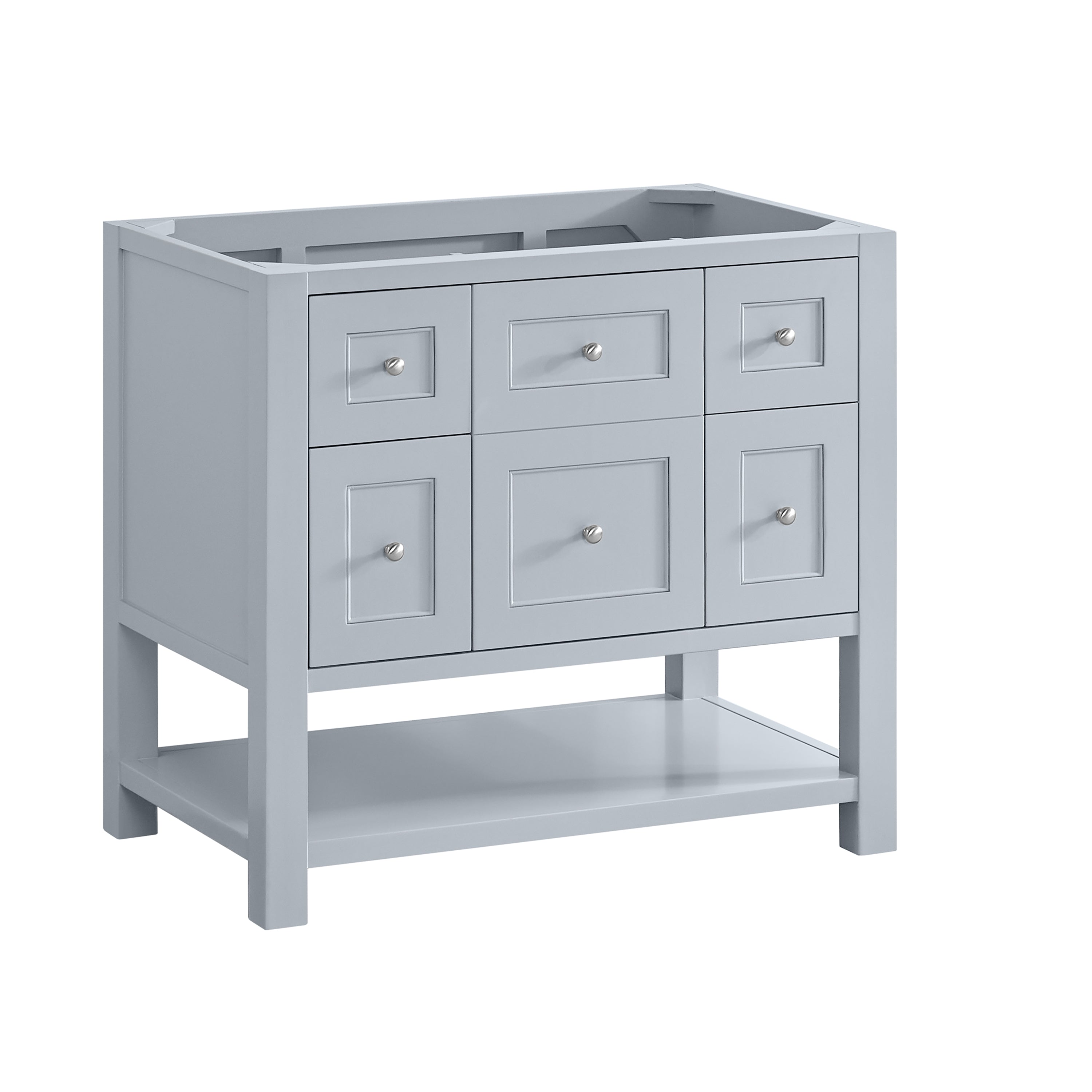 James Martin Breckenridge 36" Single in Serenity Blue with 3cm Countertop
