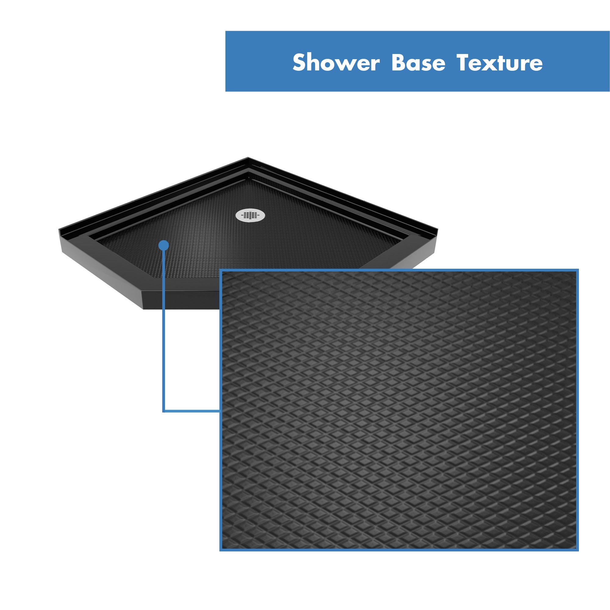 DreamLine Prism Plus 42" W Shower Enclosure Kit