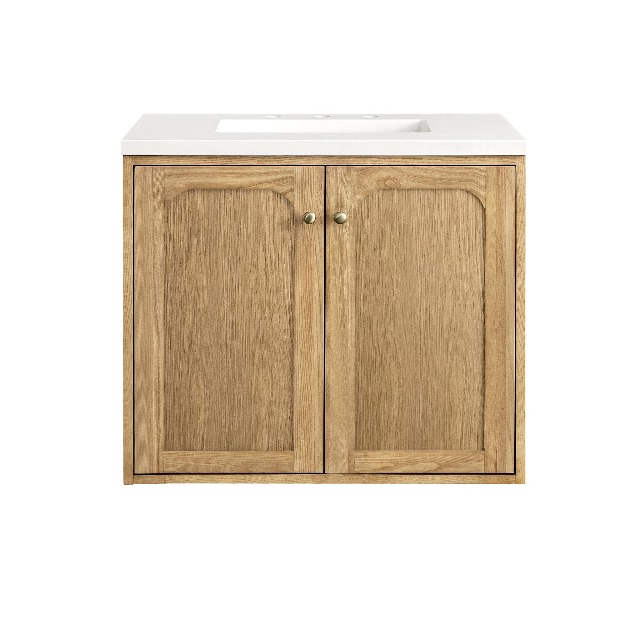James Martin Laurent 30" Single Vanity in Light Natural Oak with 3cm Countertop