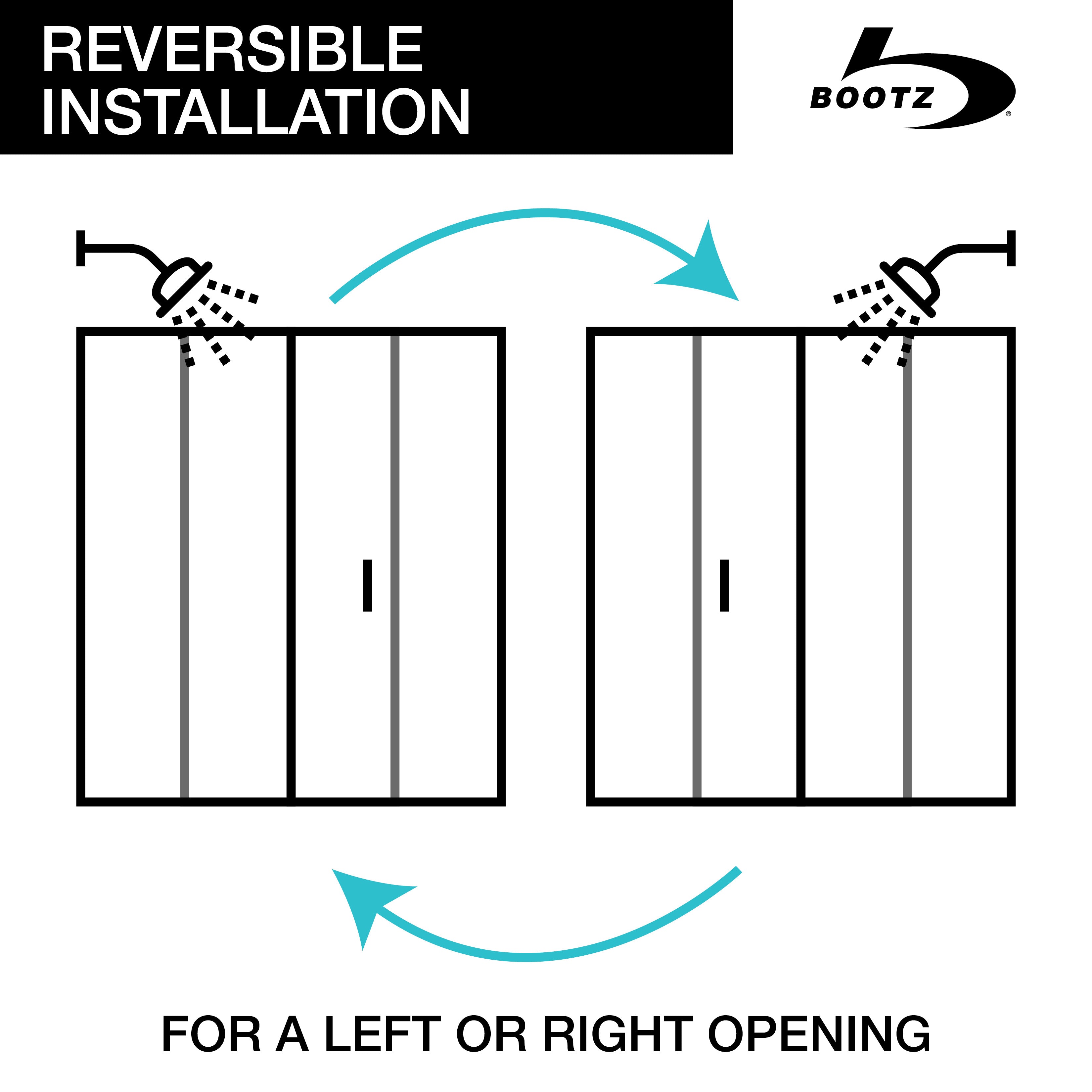 Bootz Mahalo 56-60 in. W Tub Door