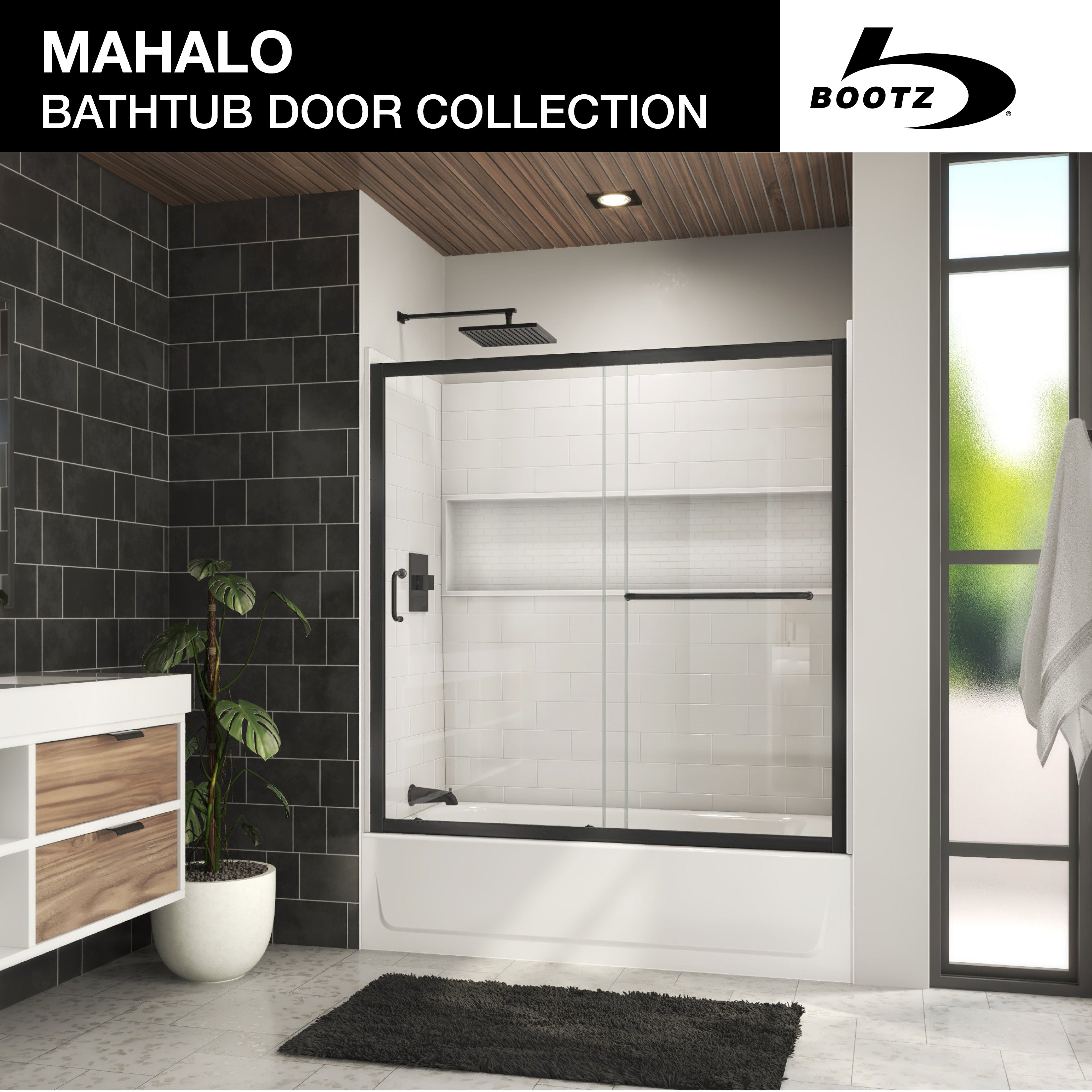 Bootz Mahalo 56-60 in. W Tub Door