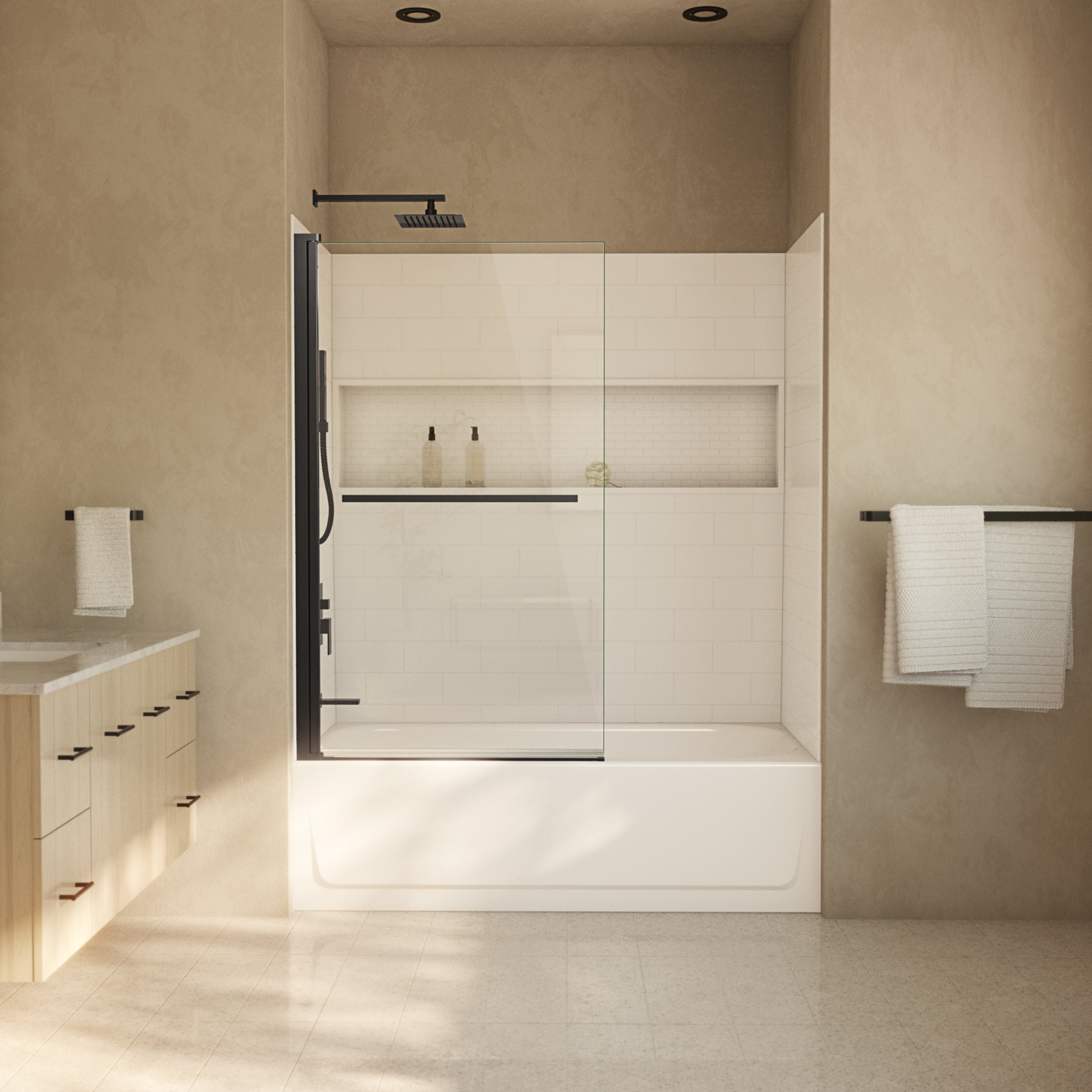 Bootz Maui 34 in. W Tub Door
