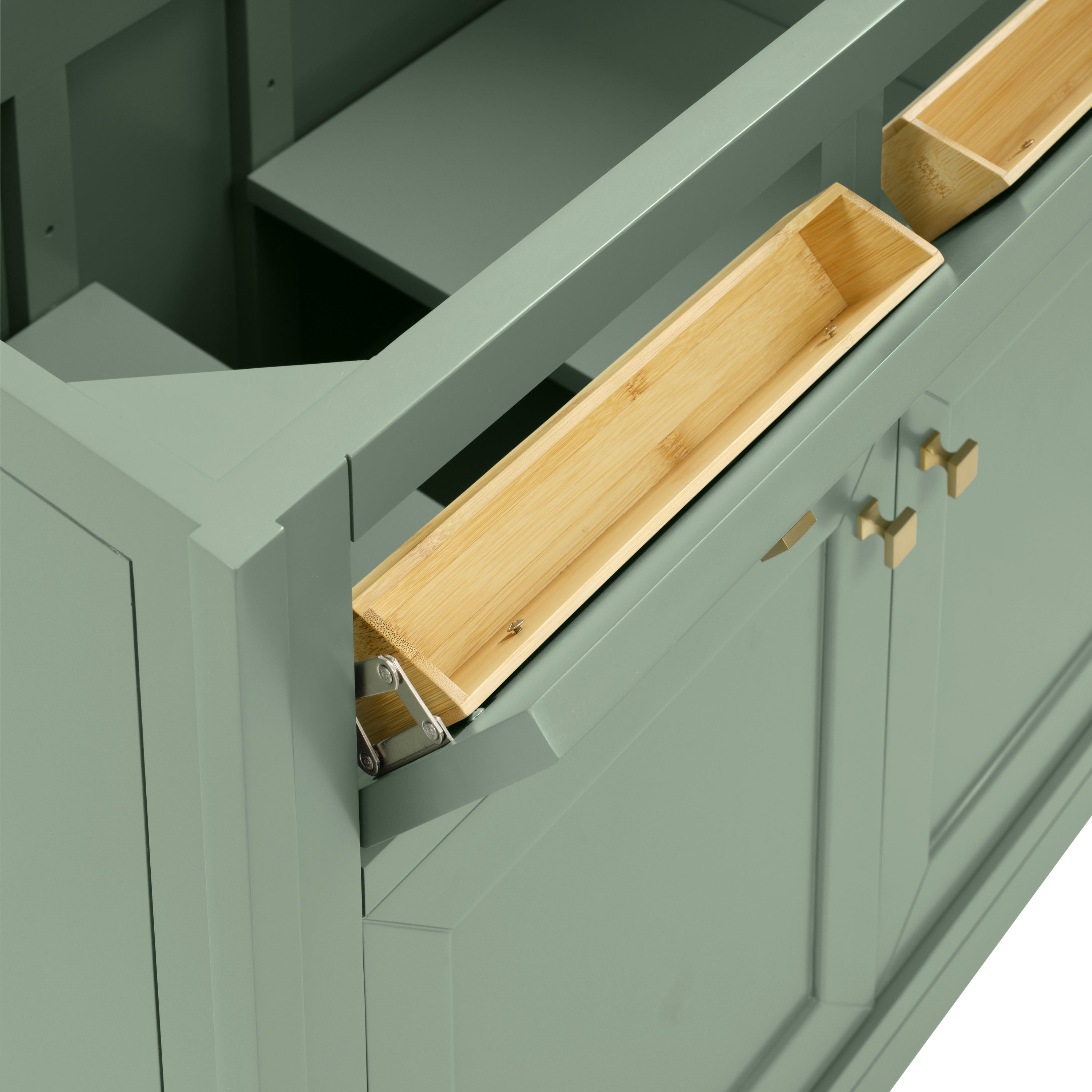James Martin Chicago 36" Single Vanity in Smokey Celadon with 3cm Countertop