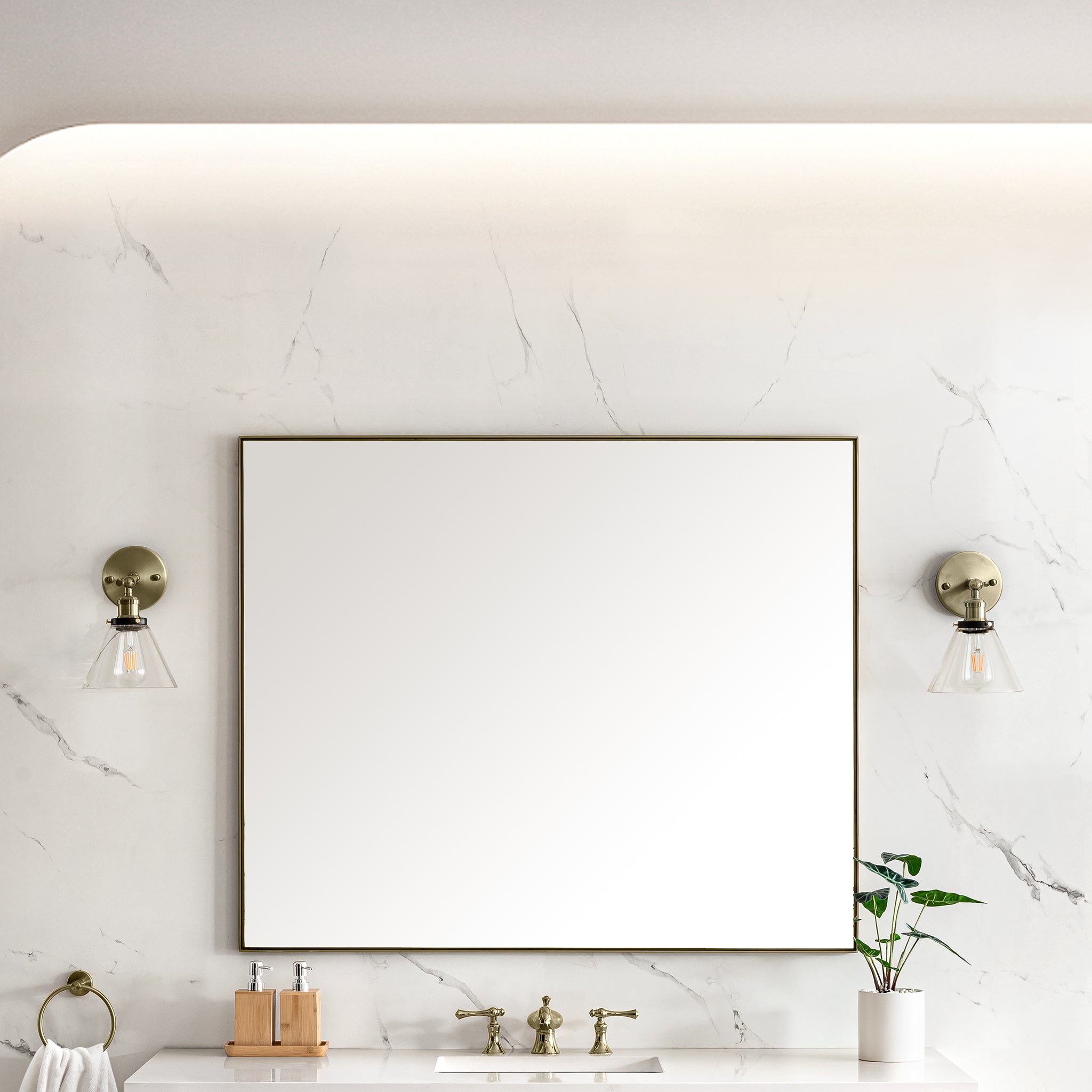 James Martin Rohe 48" Rectangular Mirror