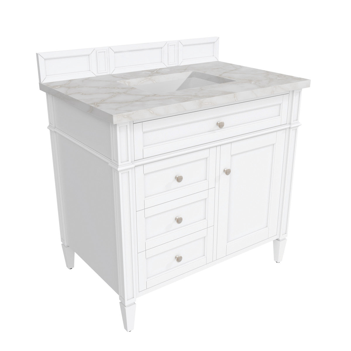 Brittany 36" Single Vanity in Bright White