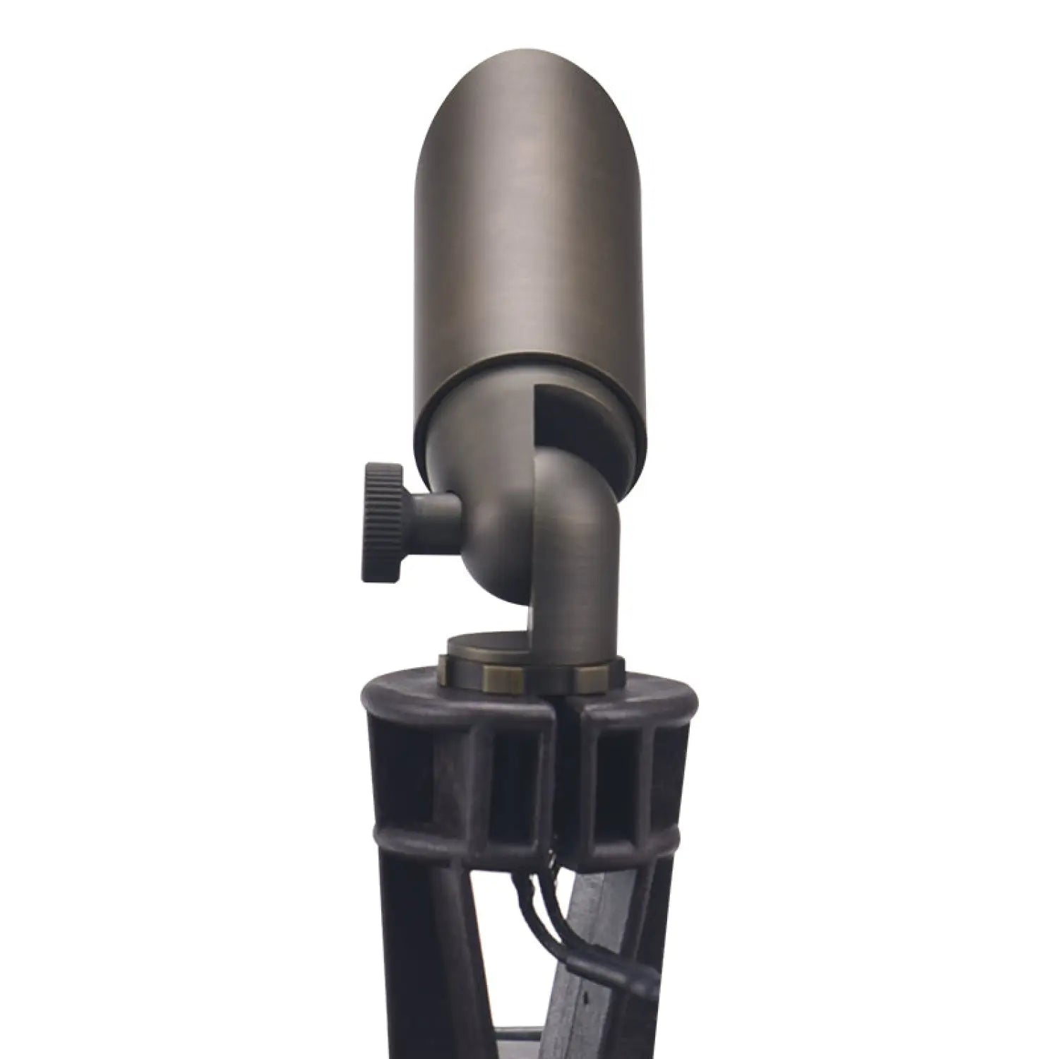 Brass Light Fixtures with Adjustable Shroud for MR8 Bulbs and 72 Inch Wire