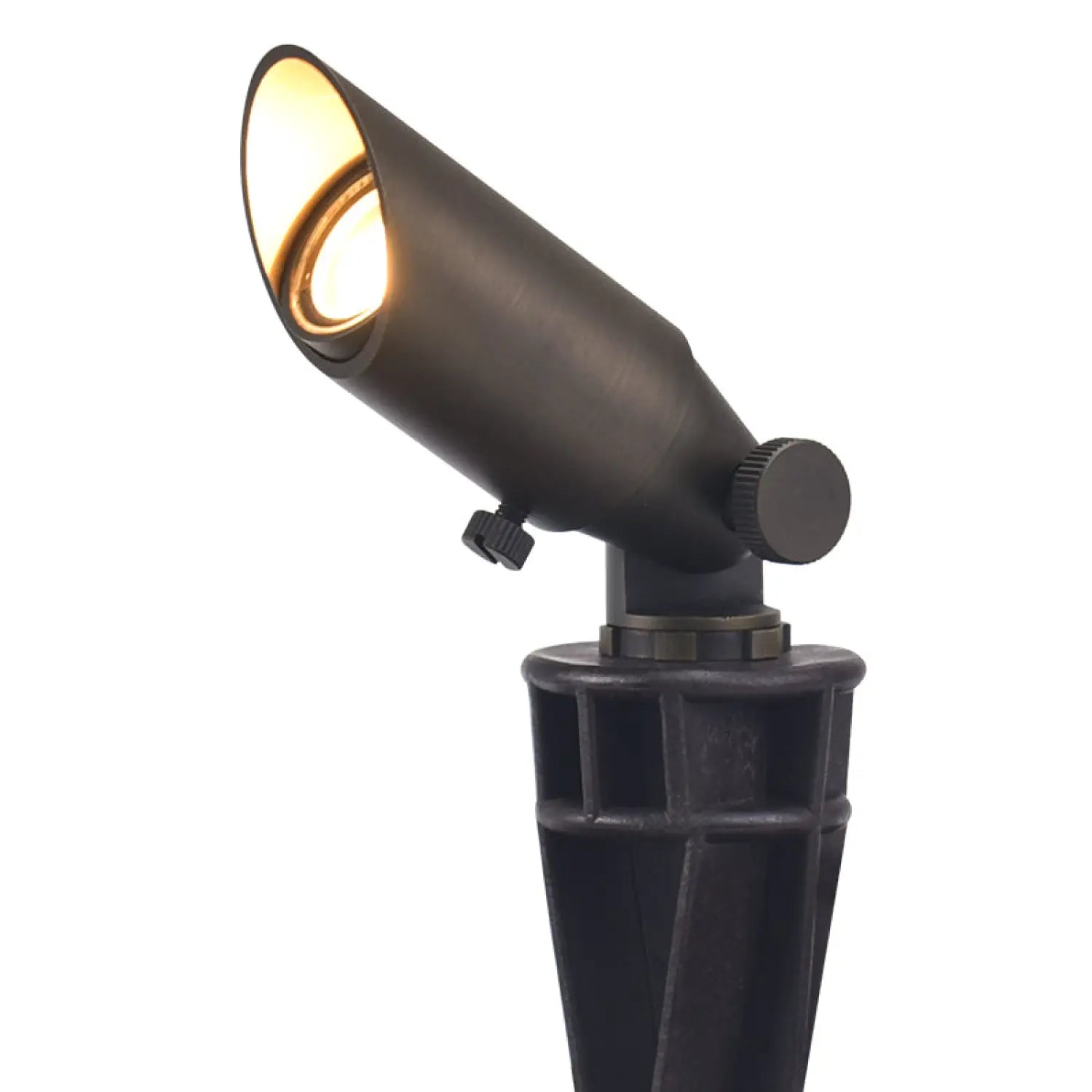 Brass Light Fixtures with Adjustable Shroud for MR8 Bulbs and 72 Inch Wire