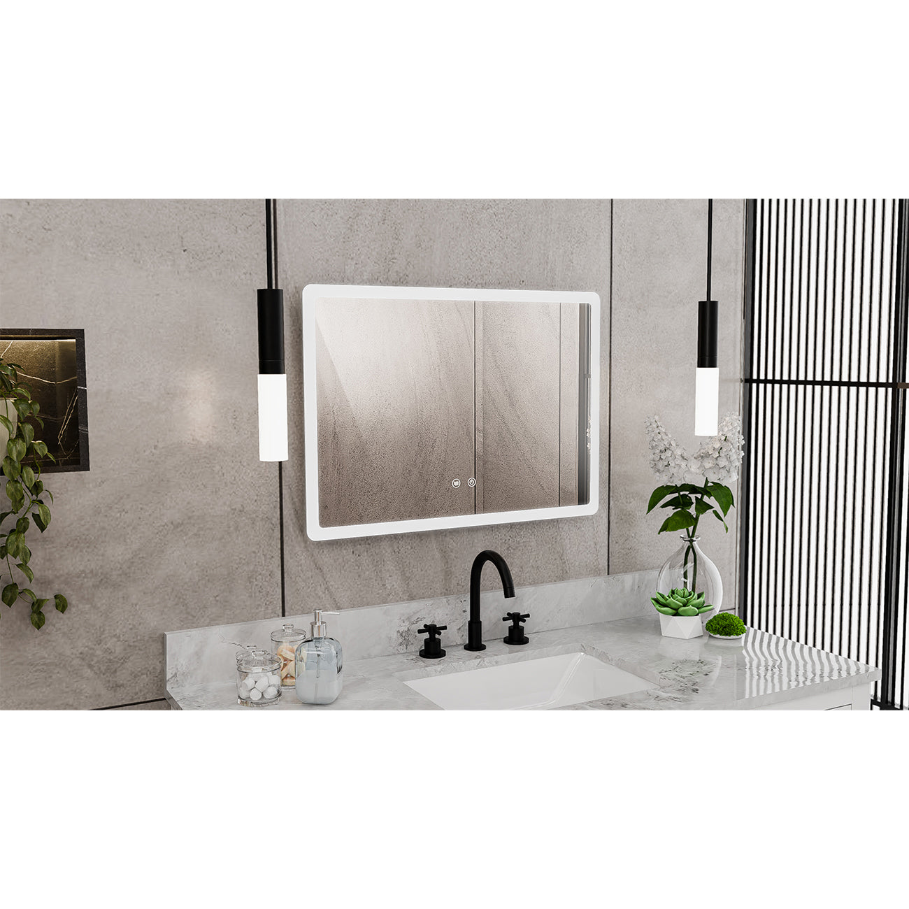 Brilliance 20 x 28 Rectangular LED Mirror