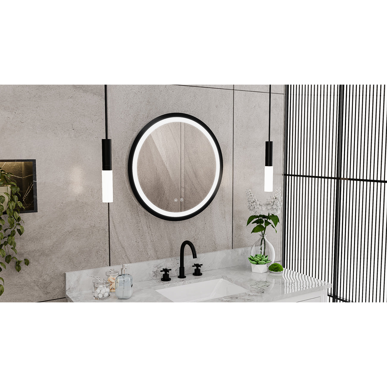 Brilliance 24 x 24 Circular LED Mirror