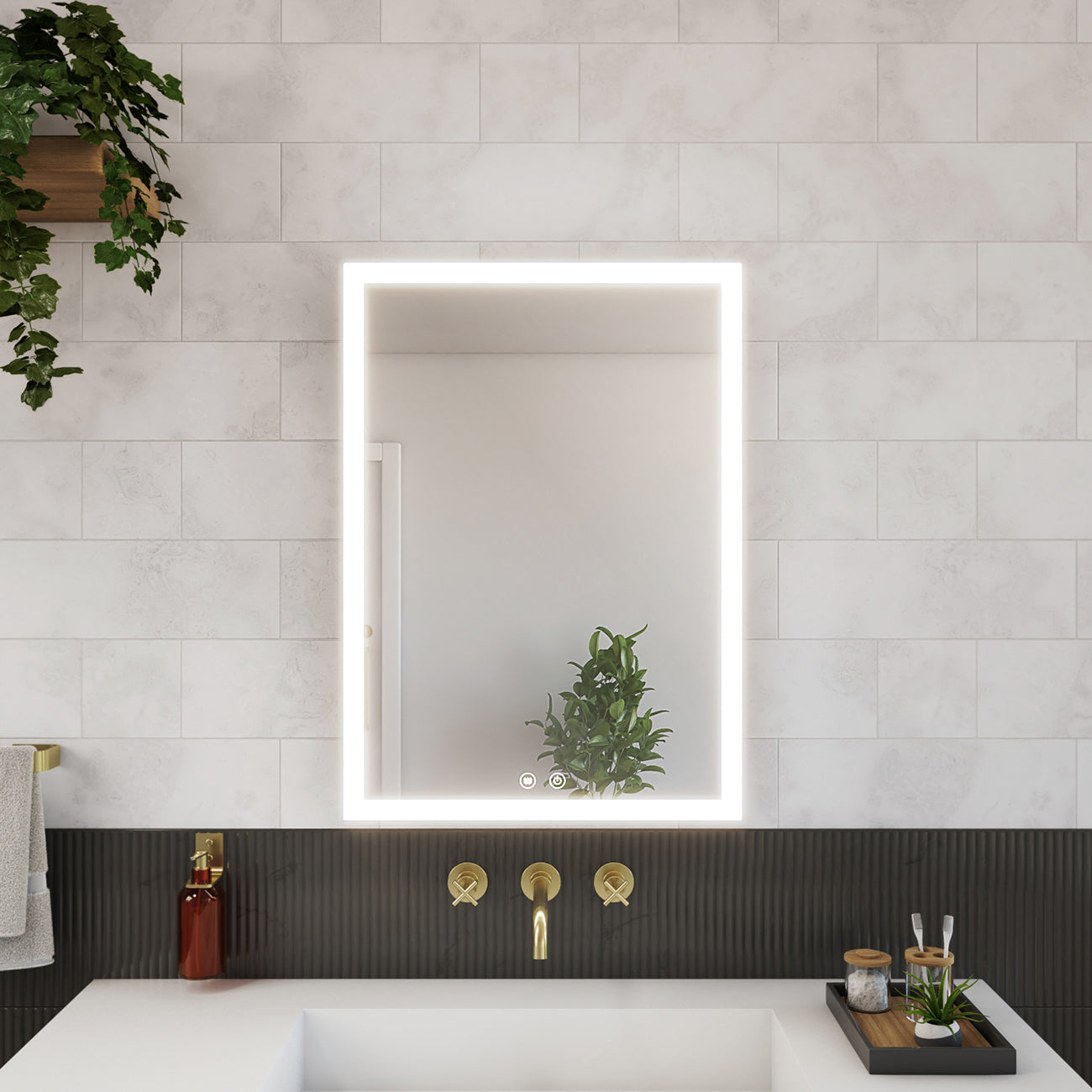 Brilliance 28 x 20 1 Door LED Medicine Cabinet