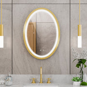 Brilliance 28 x 20 Oval LED Mirror