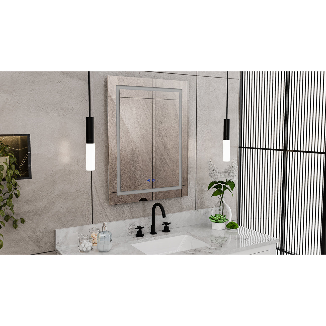 Brilliance 32 x 24 Rectangular LED Mirror