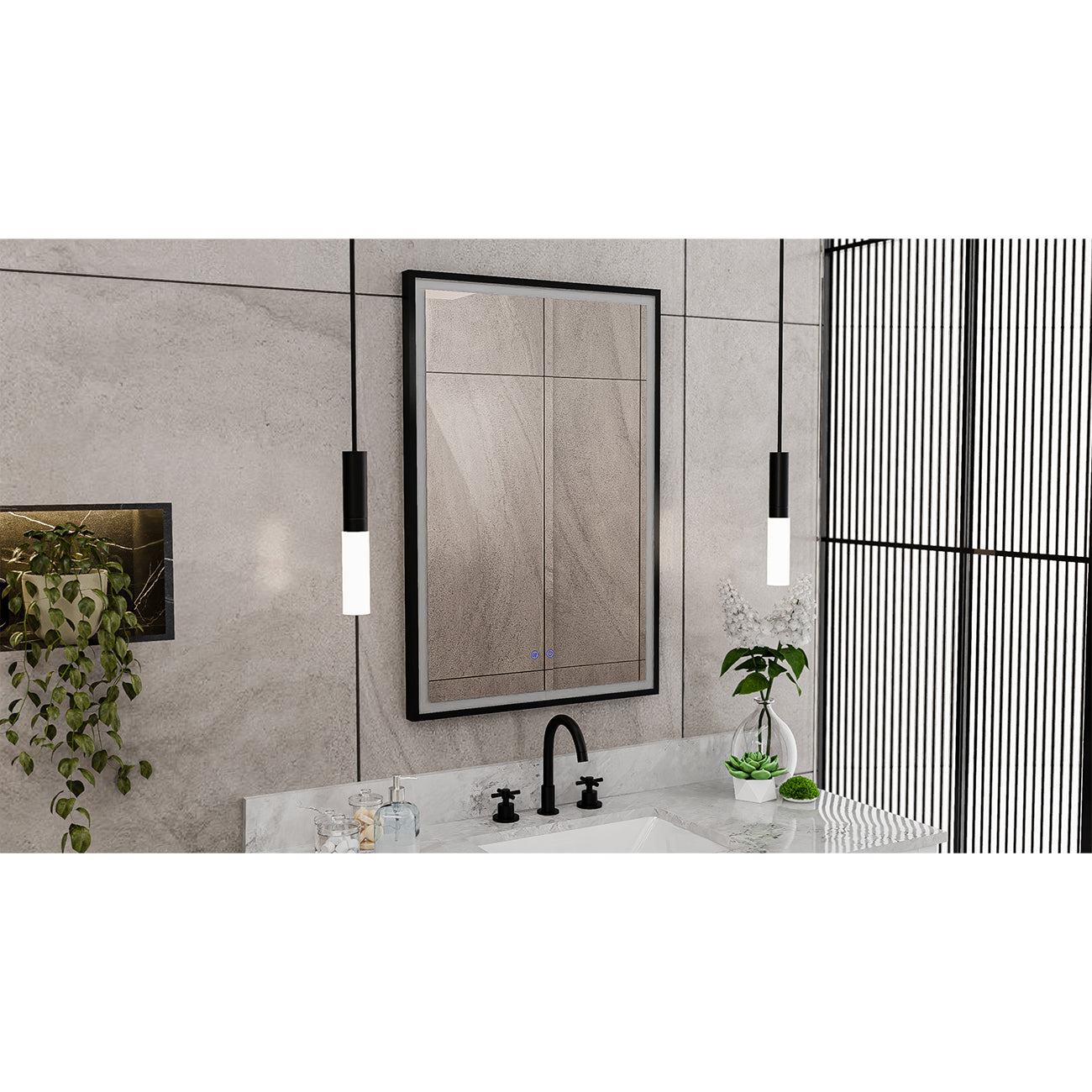 Brilliance 36 x 24 Rectangular LED Mirror