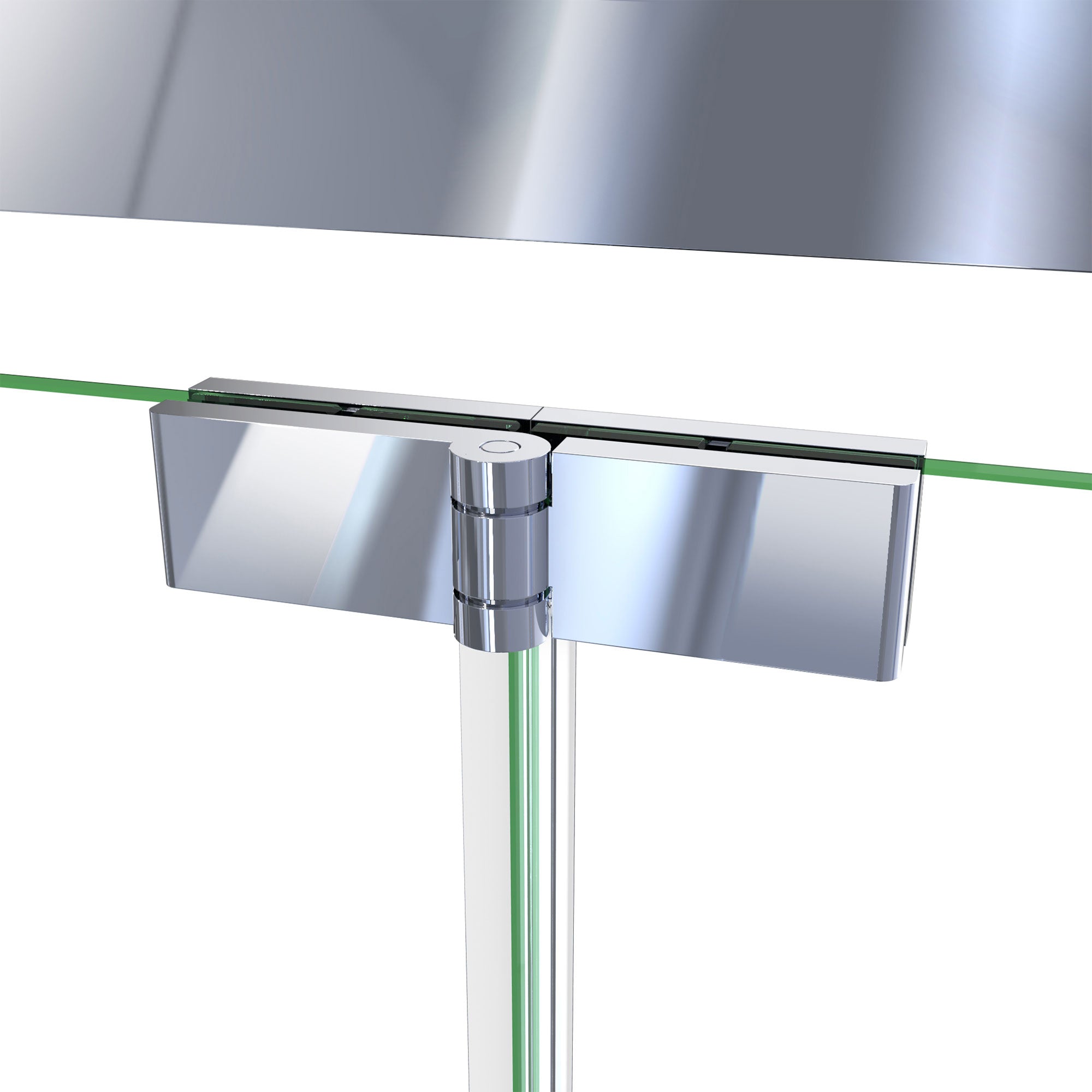 DreamLine Butterfly-S 34 - 35 1/2 inch W x 73 7/8 inch H Semi-Frameless Sliding Bi-fold Shower Door