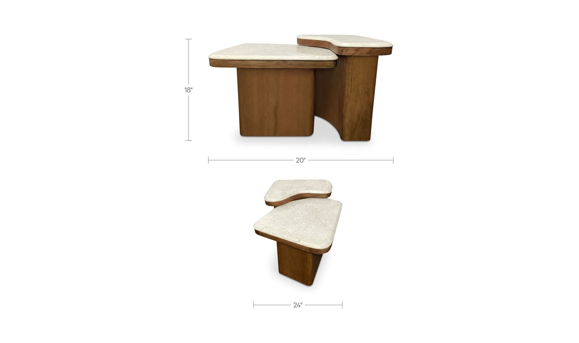 Moes Abi Nesting Coffee Table BZ-1169