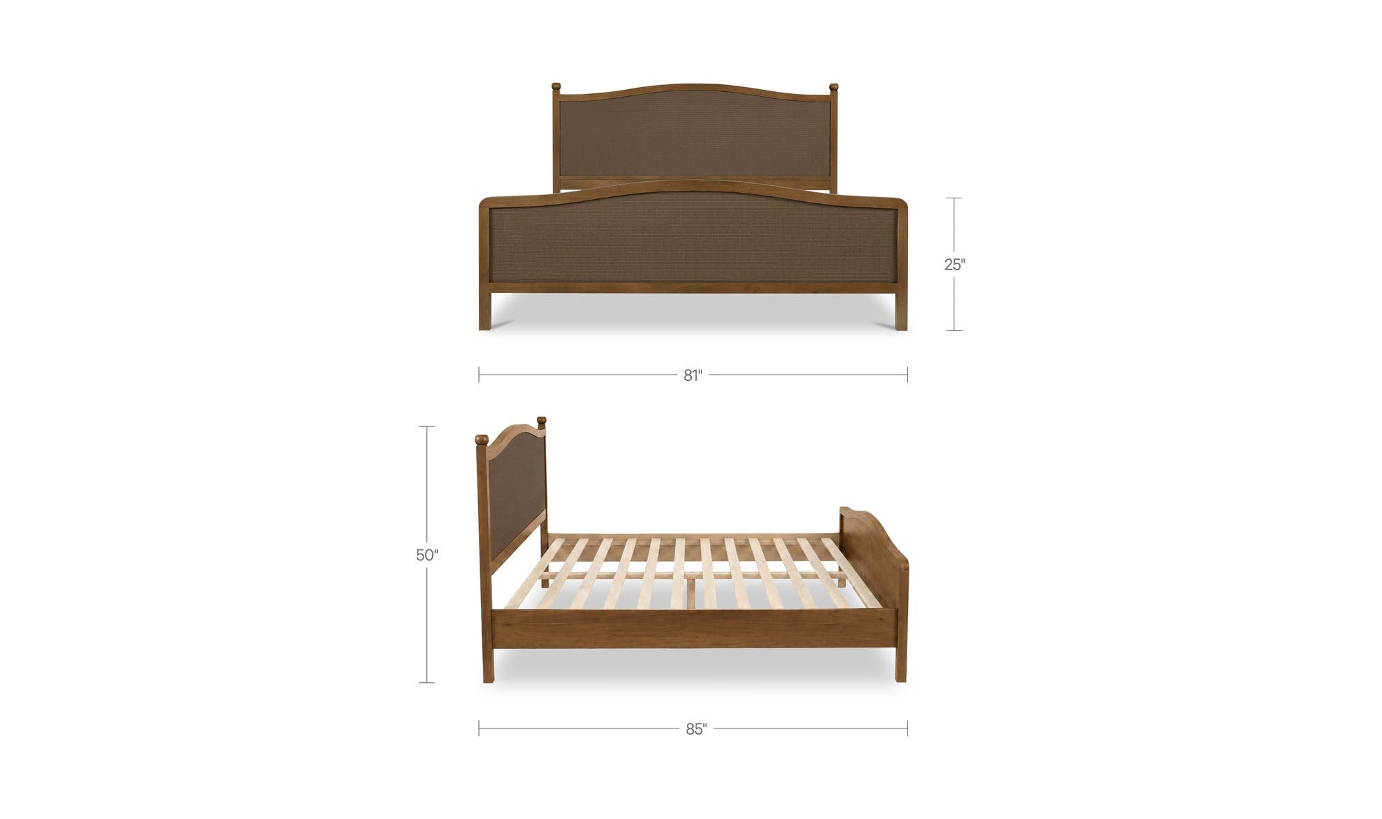 Moes Eve King Bed Brown BZ-1173