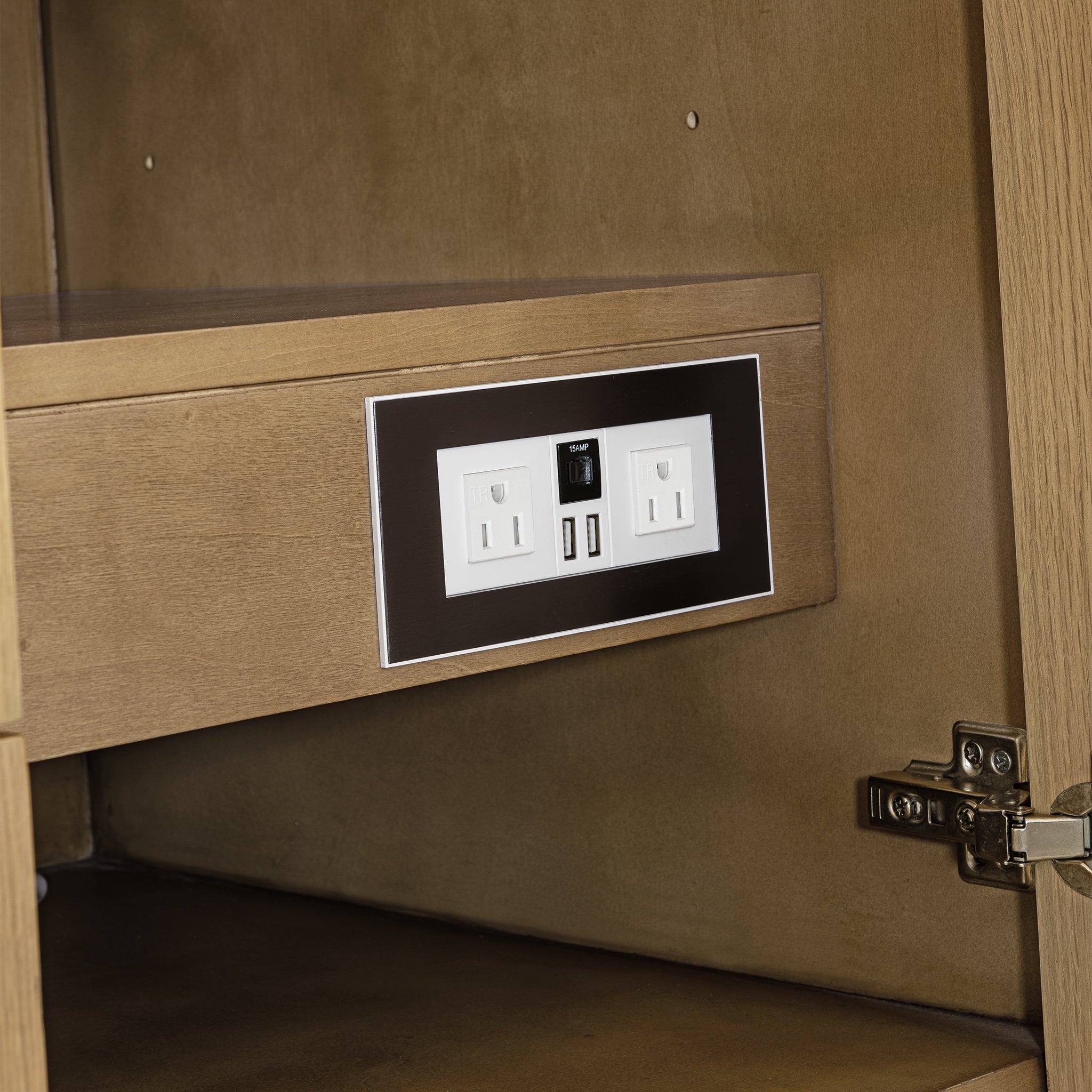 James Martin Hudson 60" Single Vanity in Light Natural Oak with 3cm Countertop