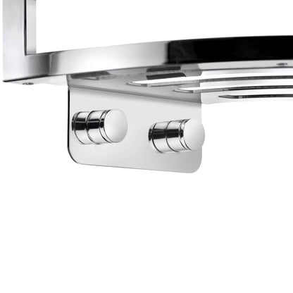 SIDELINE - Corner Shower Basket, Chromed Stainless Steel, Height 60 mm