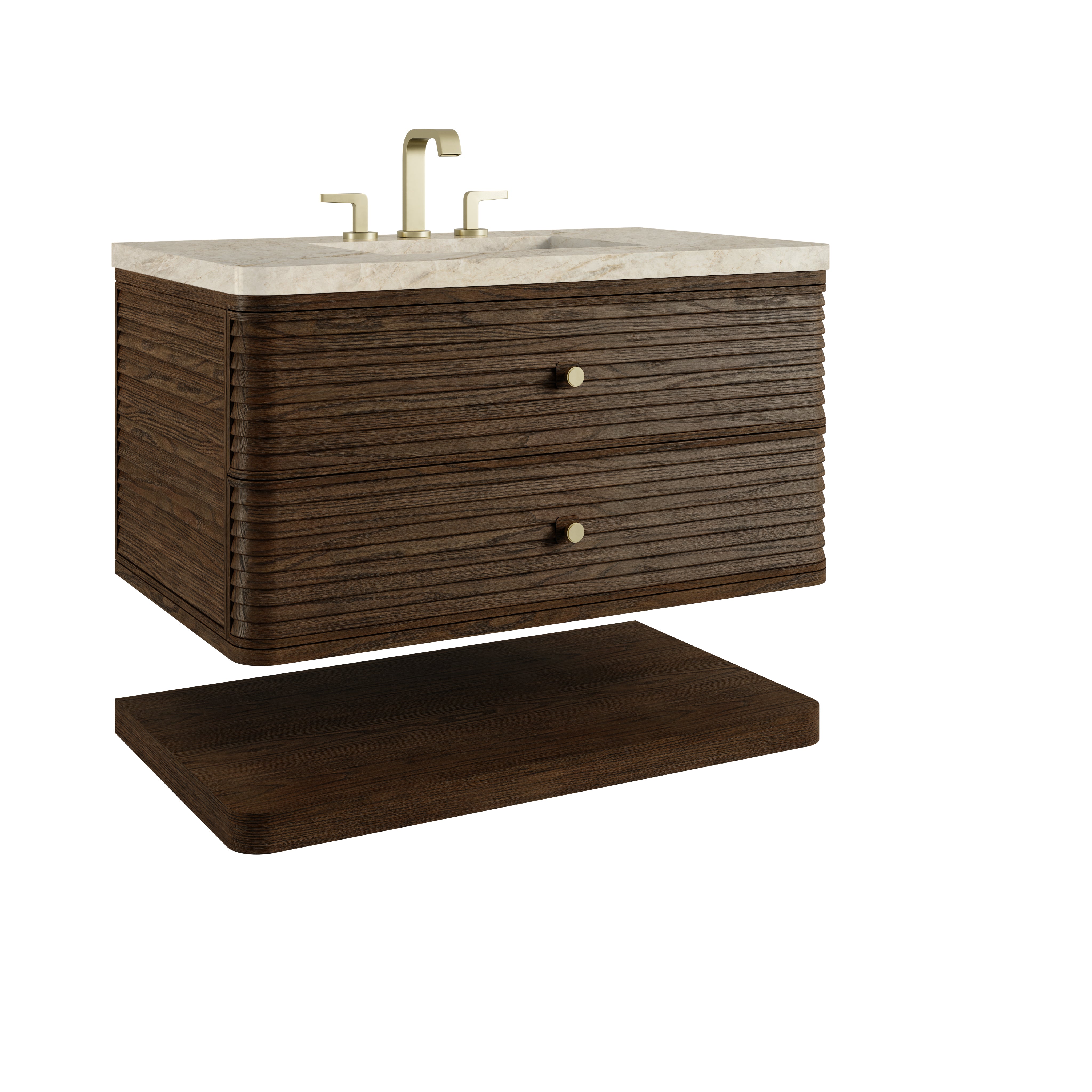 James Martin Allamari 36" Single Vanity in Sable with 3cm Countertop