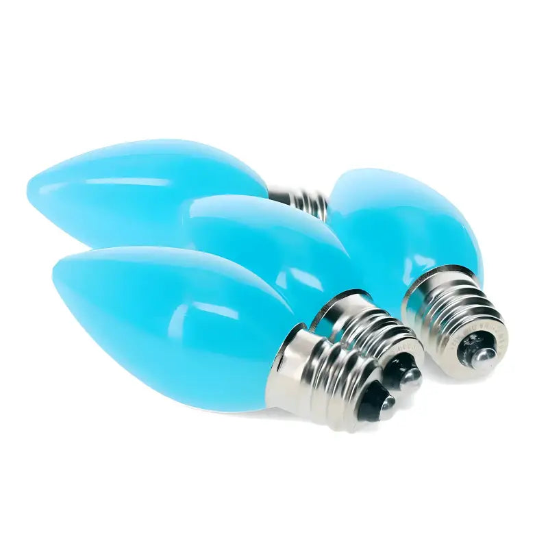 C7 Teal Smooth ProCore LED Christmas Light Bulbs