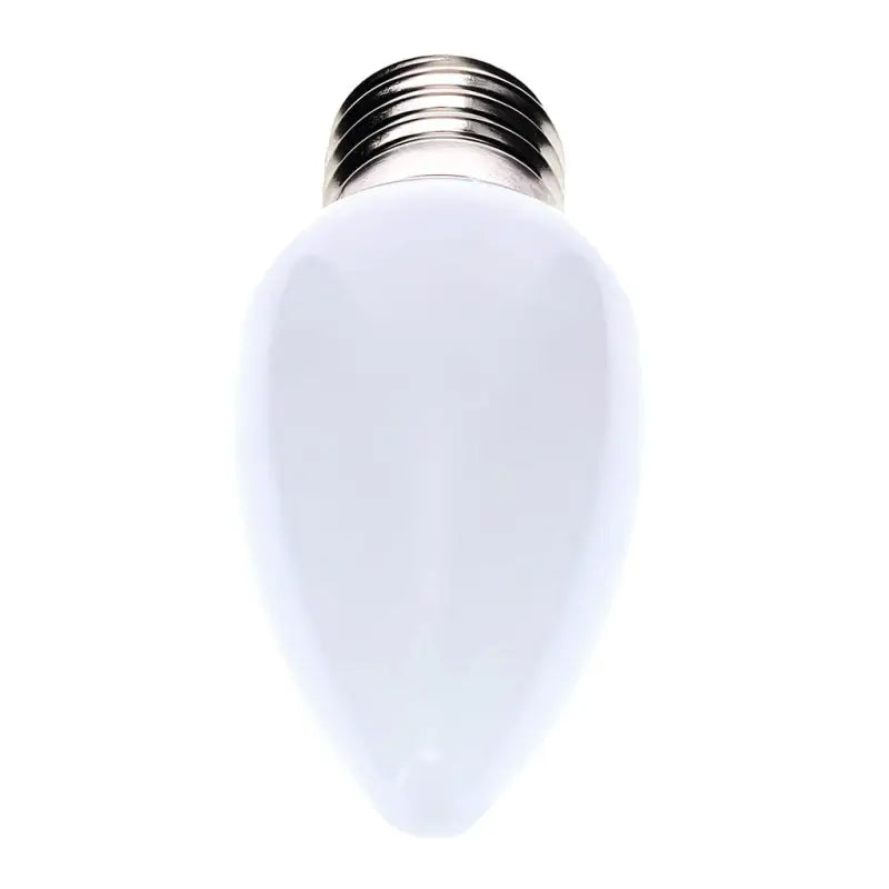 C9 Cool White Twinkle Smooth ProCore LED Christmas Light Bulbs