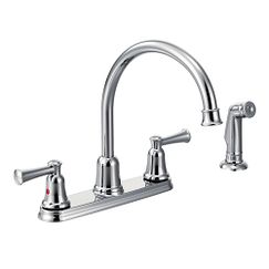 Moen two-handle high arc kitchen faucet 41613