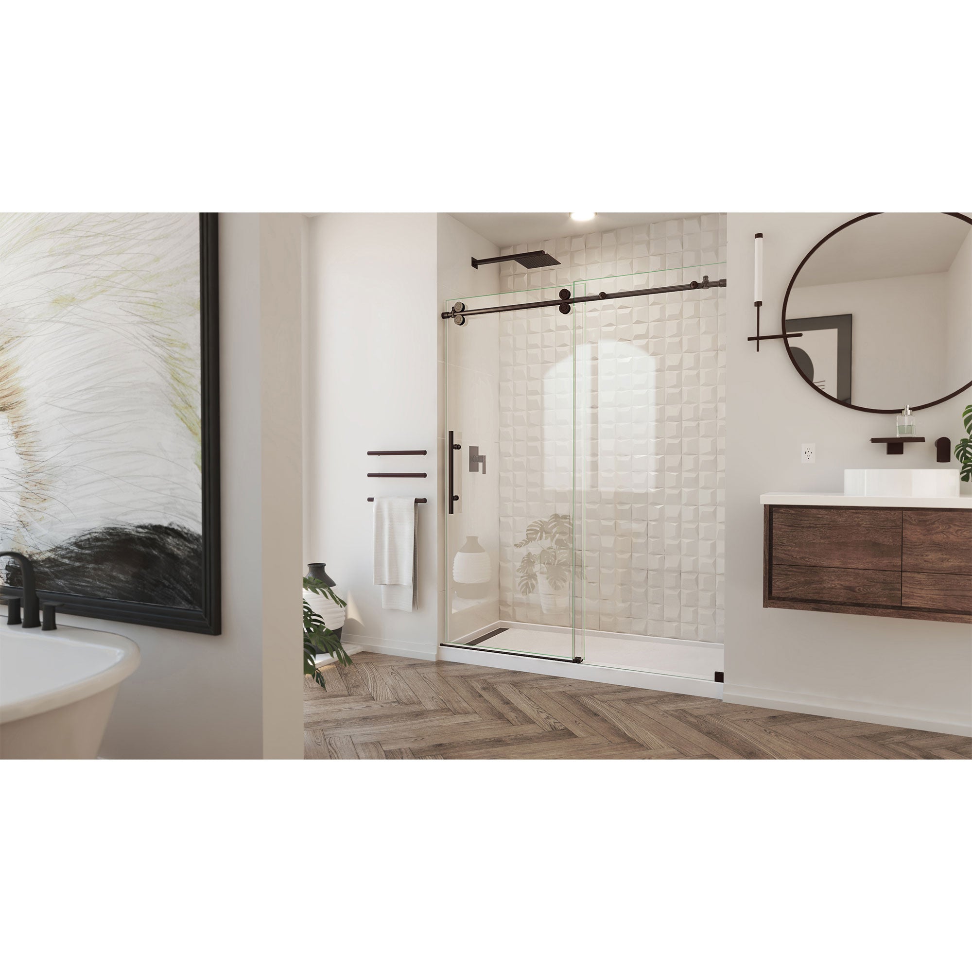 DreamLine Camden 56-60" W Shower Door