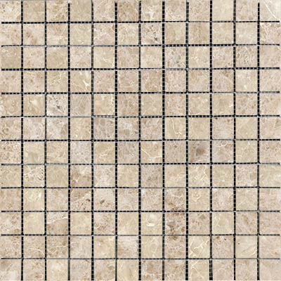 Cappuccino Polished Marble Mosaic Square 1"X1"