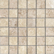 Cappuccino Polished Marble Mosaic Square 2"X2"
