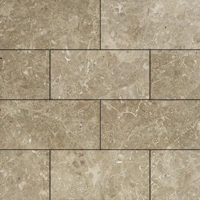 Cappuccino Polished Marble Tile 3"X6" Subway