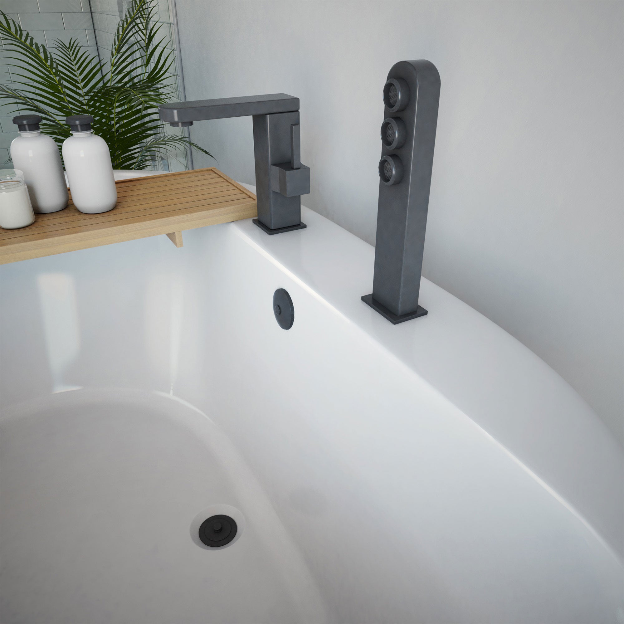 DreamLine Caribbean 60 in. L x 23 in. H Bathtub