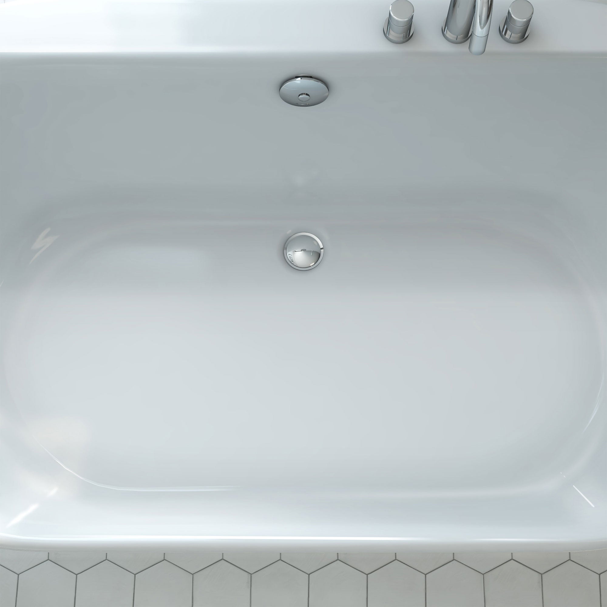 DreamLine Caribbean 66 in. L x 23 in. H Bathtub