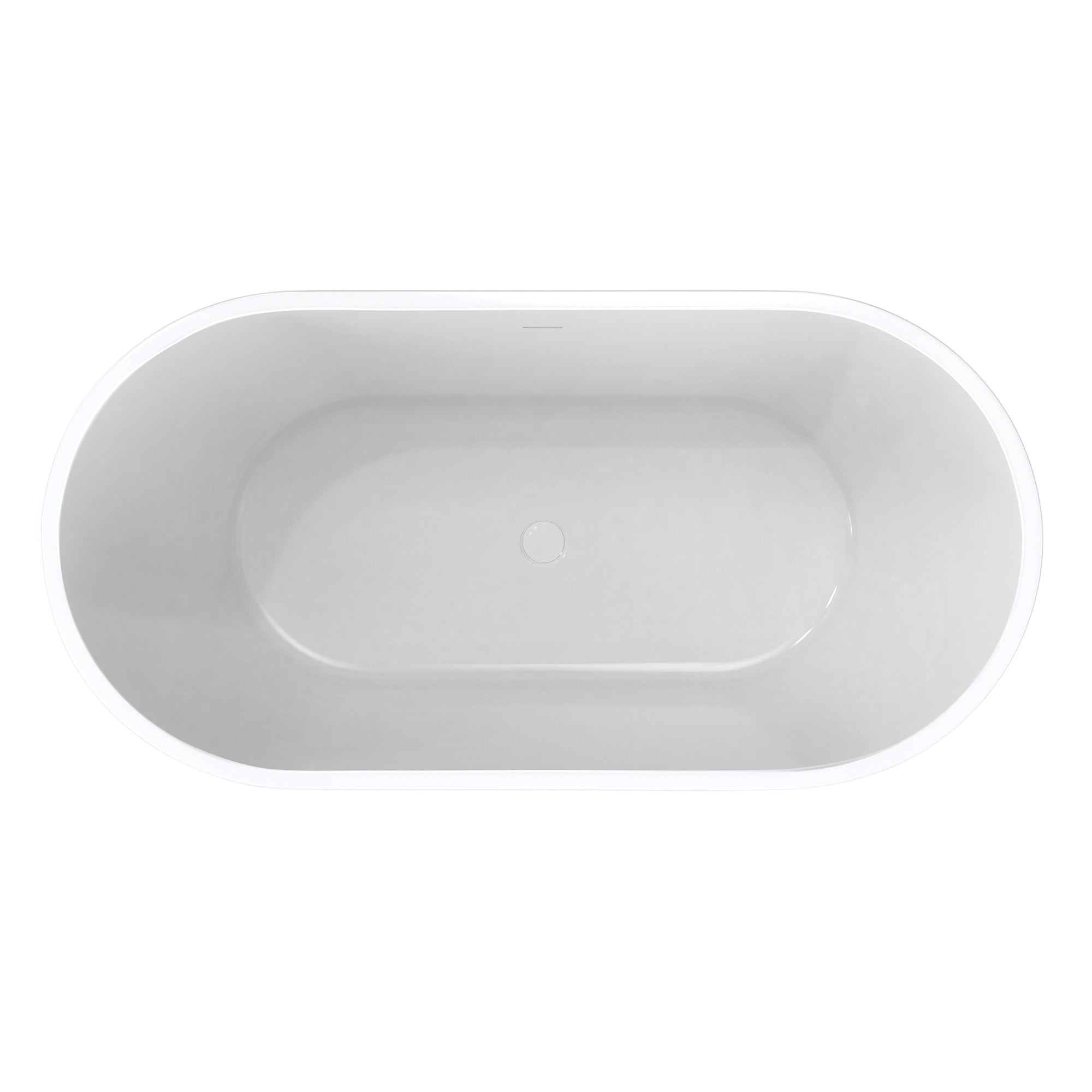 Maax Chorale 60 x 30 Acrylic Freestanding Center Drain Bathtub