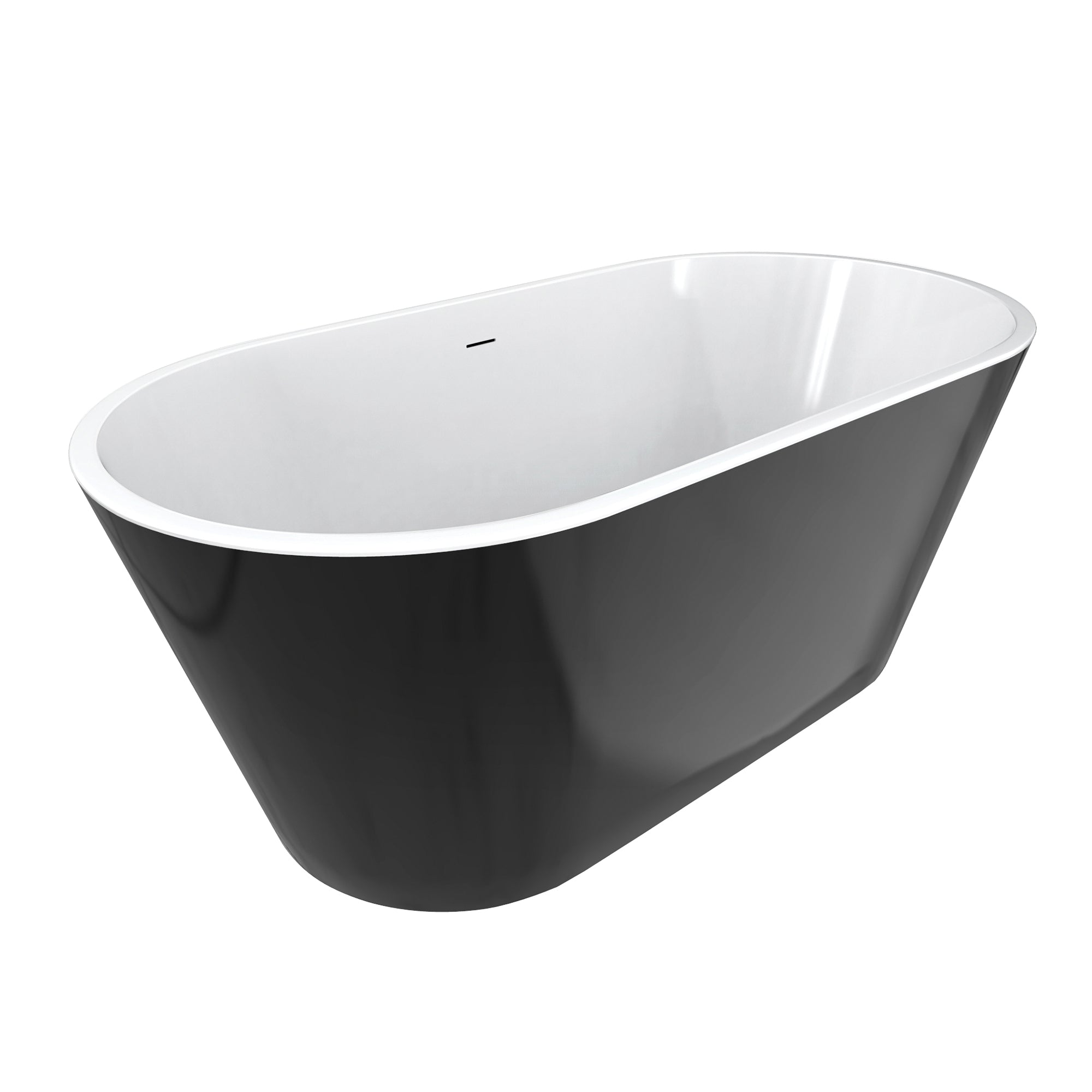 Maax Chorale 60 x 30 Acrylic Freestanding Center Drain Bathtub