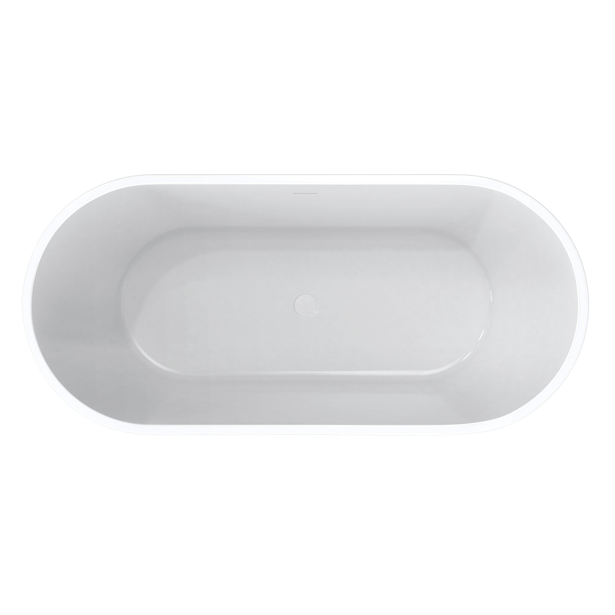 Maax Chorale 67 x 31 Acrylic Freestanding Center Drain Bathtub