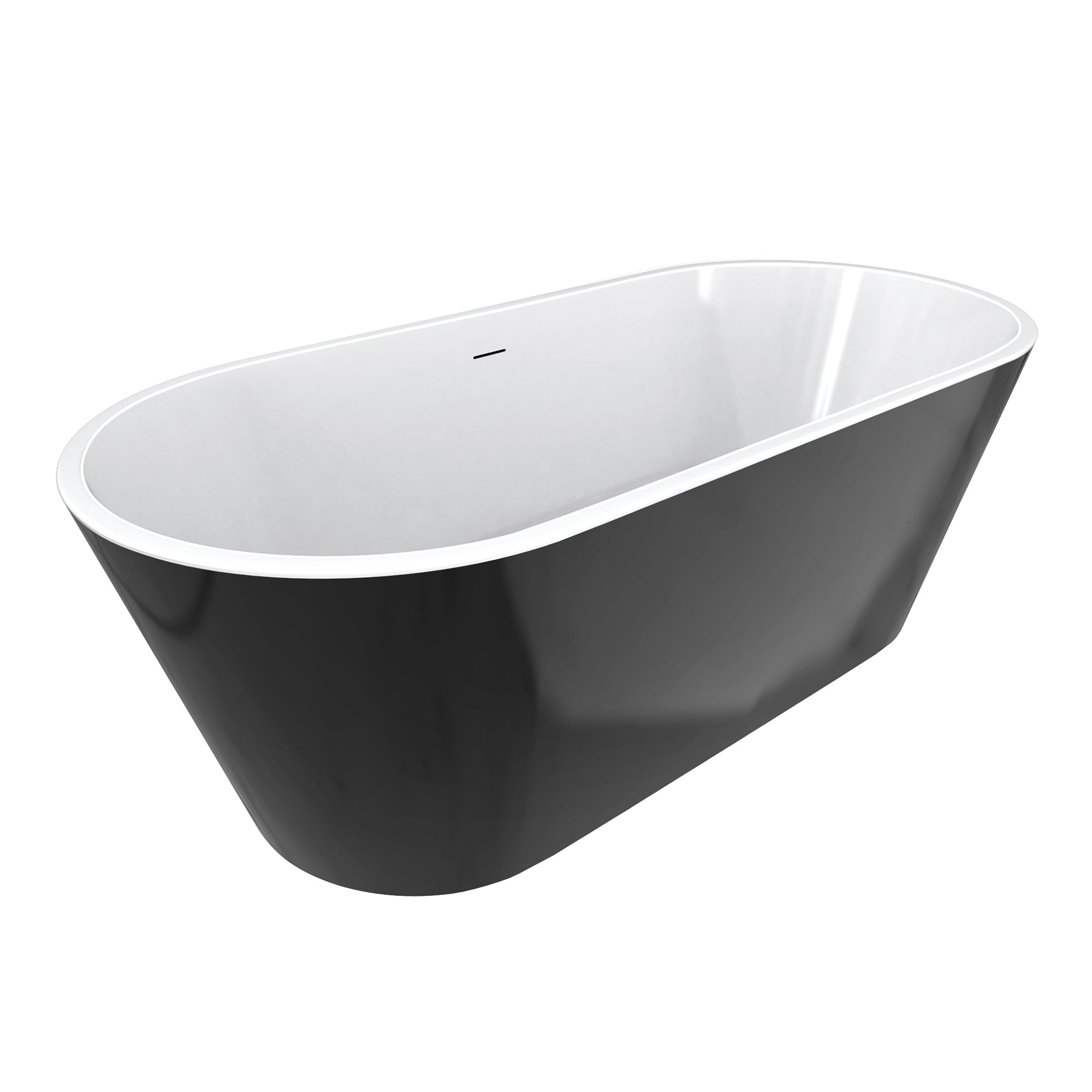Maax Chorale 67 x 31 Acrylic Freestanding Center Drain Bathtub