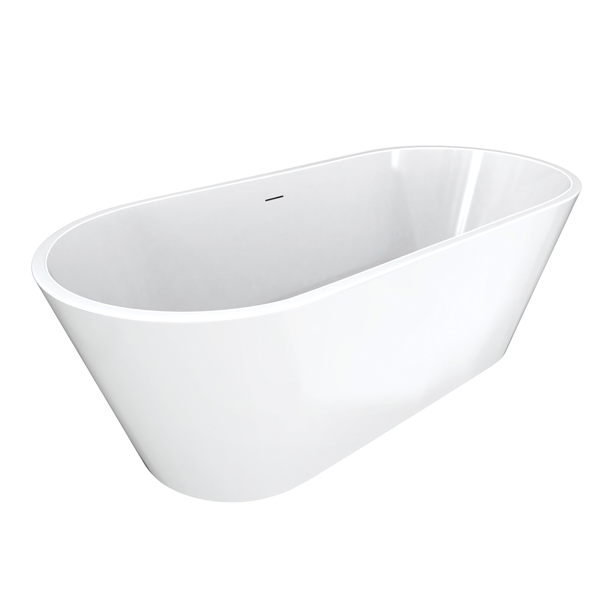 Maax Chorale 67 x 31 Acrylic Freestanding Center Drain Bathtub