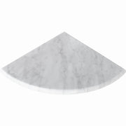 9x9 Carrara Marble Corner Shelf Polished Tile