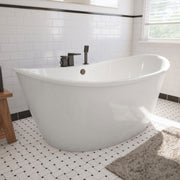 DreamLine Caspian 66 in. L x 27 in. H Bathtub