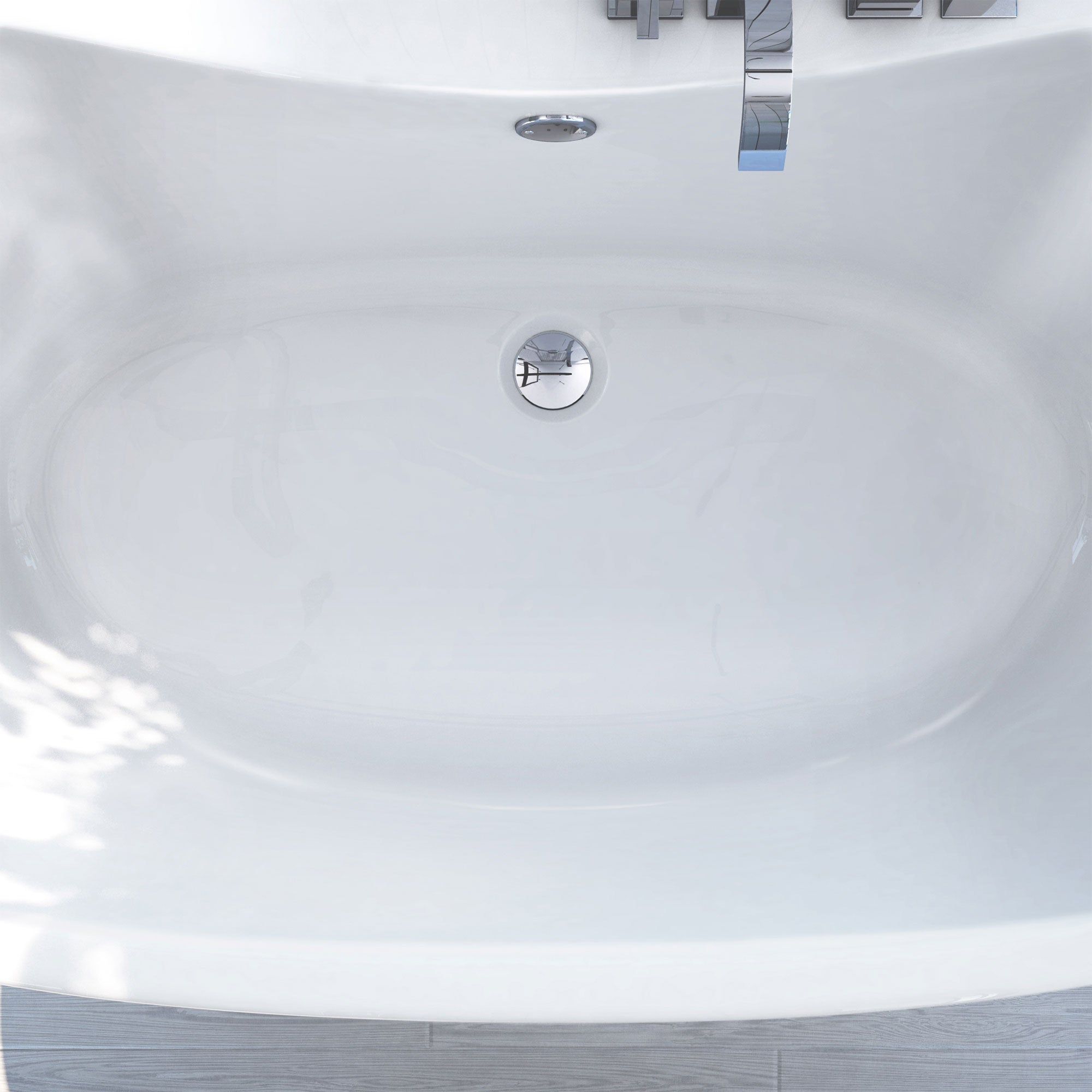DreamLine Caspian 60 in. L x 27 in. H Bathtub