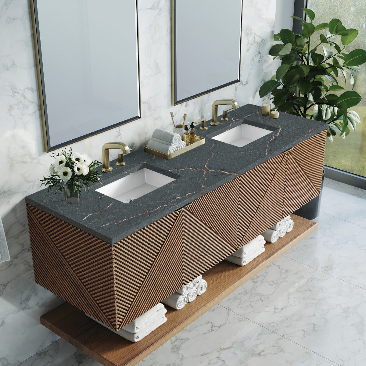 Marcello 72" Double Vanity Cabinet
