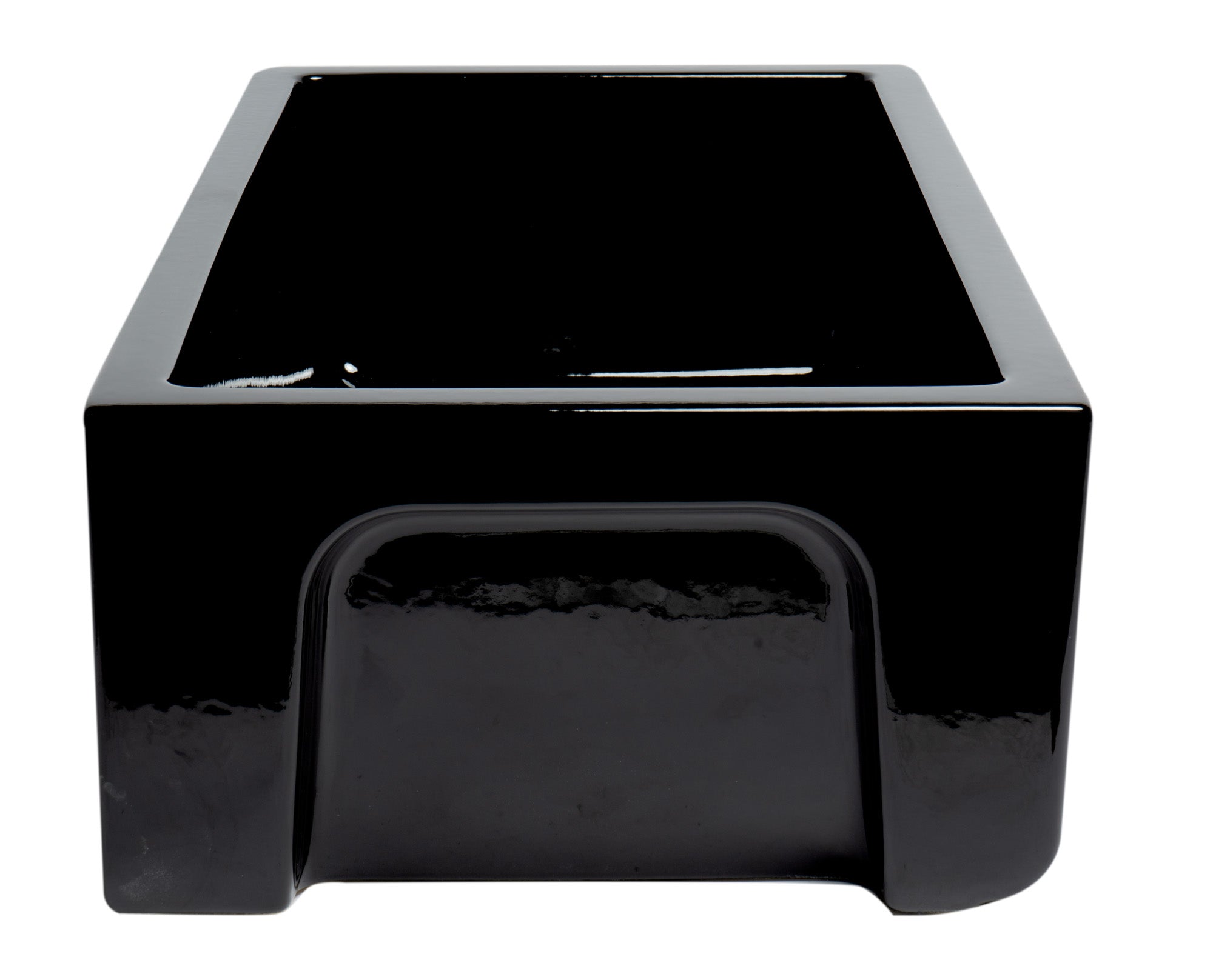 ALFI brand AB3318HS 33" x 18" Reversible Fluted / Smooth Fireclay Farm Sink