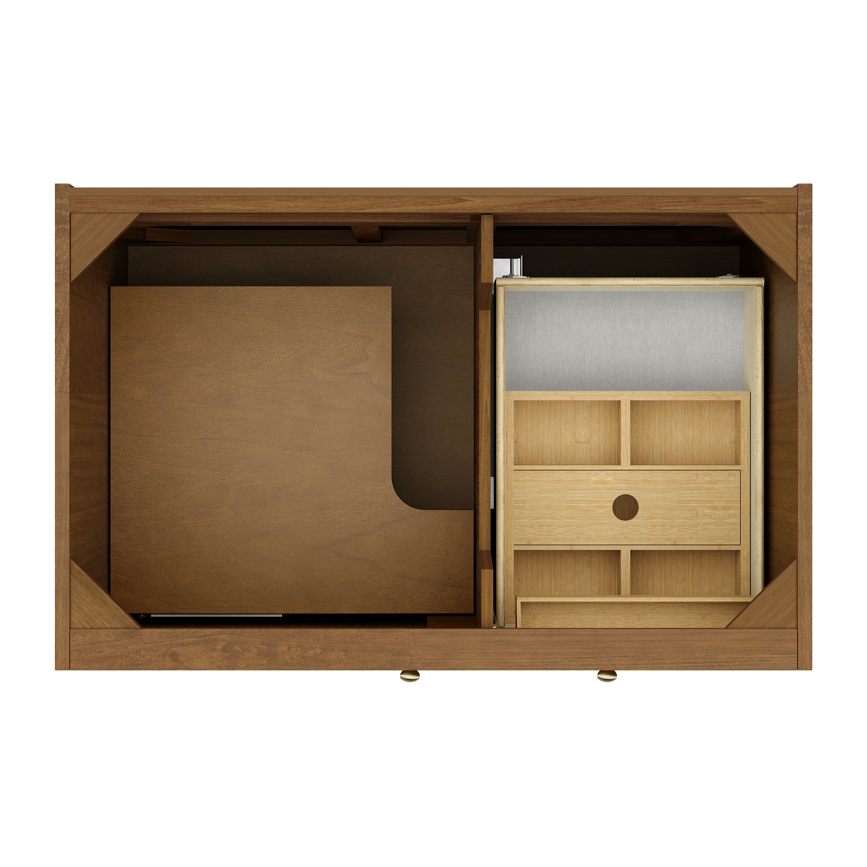 James Martin Laurent 36" Single Vanity in Honey Oak with 3cm Countertop