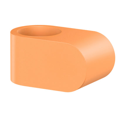 BESLAGSBODEN - Door stop for handle, Black rubber, Length 34 mm