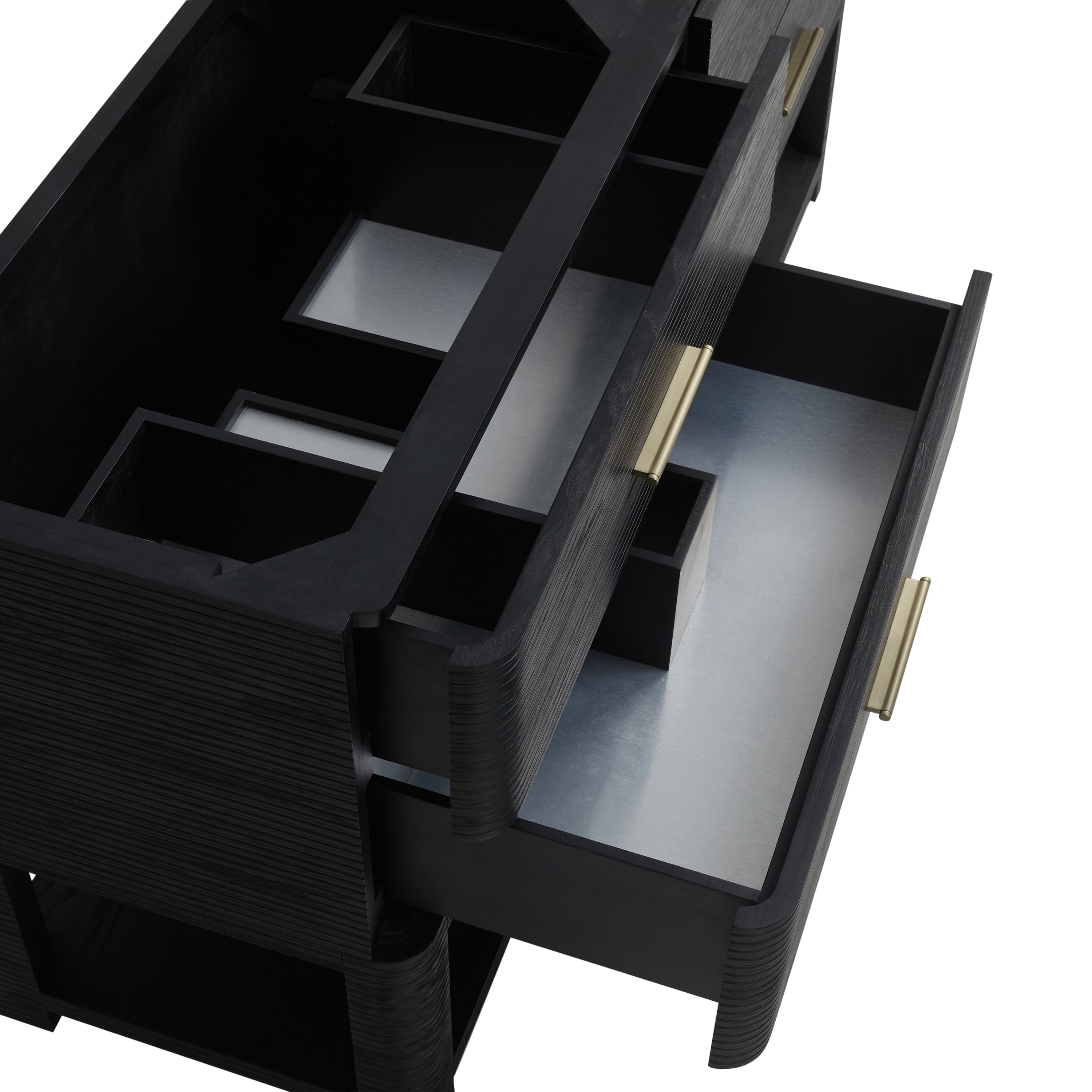 James Martin Lucian 72" Double Vanity in Carbon Oak with 3cm Countertop